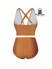 Conjunto De Biquini E Saída Praia Várias Cores Plus Size