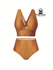 Conjunto De Biquini E Saída Praia Várias Cores Plus Size