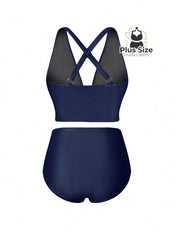 Conjunto De Biquini E Saída Praia Várias Cores Plus Size