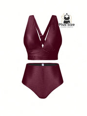 Conjunto De Biquini E Saída Praia Várias Cores Plus Size