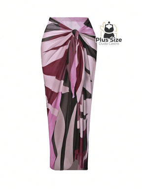 Conjunto De Biquini E Saída Praia Várias Cores Plus Size