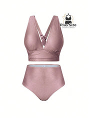 Conjunto De Biquini E Saída Praia Várias Cores Plus Size
