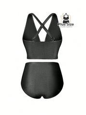 Conjunto De Biquini E Saída Praia Várias Cores Plus Size