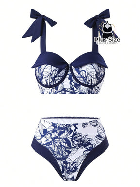 Conjunto De Biquini Meia Taça E Saída Praia