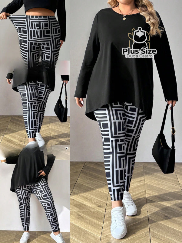 Conjunto E Blusão Plus Size Extra
