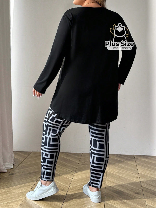 Conjunto E Blusão Plus Size Extra