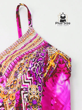 Conjunto Oasis Maiô E Pareô Plus Size
