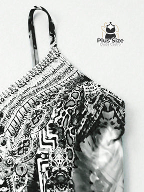 Conjunto Oasis Maiô E Pareô Plus Size