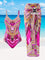 Conjunto Oasis Maiô E Pareô Plus Size G / Pink