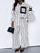 Conjunto Plus Size Risca de Giz com Bolso Destacado G / Branco Conjunto Plus Size Risca de Giz com Bolso Destacado