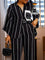 Conjunto Plus Size Risca de Giz com Bolso Destacado G / Preto Conjunto Plus Size Risca de Giz com Bolso Destacado