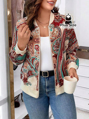 Jaqueta Vintage Plus Size Jaqueta Vintage Plus Size