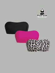 Kit com 3 top de Biquíni Tomara que Caia - Várias Cores - SÓ A PARTE SUPERIOR Kit com 3 top de Biquíni Tomara que Caia