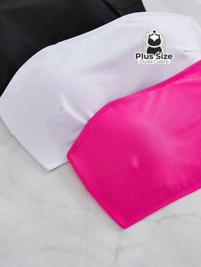 Kit com 3 top de Biquíni Tomara que Caia - Várias Cores - SÓ A PARTE SUPERIOR Kit com 3 top de Biquíni Tomara que Caia