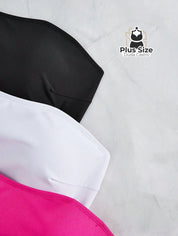 Kit com 3 top de Biquíni Tomara que Caia - Várias Cores - SÓ A PARTE SUPERIOR Kit com 3 top de Biquíni Tomara que Caia