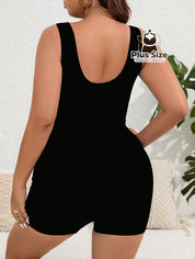 Maiô de Hidroginástica com Zíper Frontal Preto Maiô de Hidroginástica com Zíper Frontal Preto