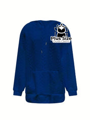 Moletom Plus Size Com Capuz Várias Cores Blusa
