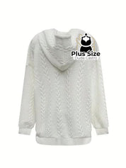 Moletom Plus Size Com Capuz Várias Cores Blusa