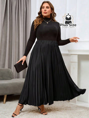 Saia Longa Plissada Plus Size Várias Cores Saia