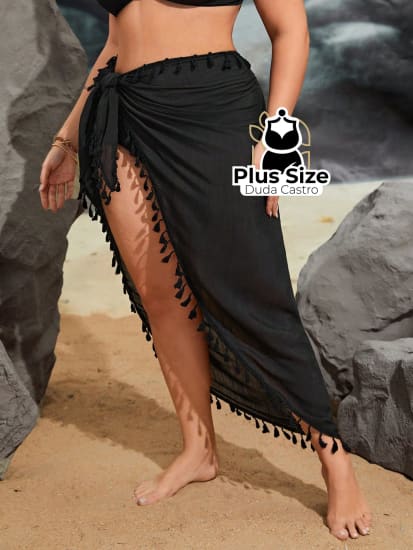 Saída De Praia Plus Size