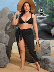 Saída De Praia Plus Size