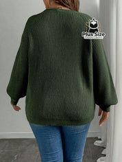 Suéter de Tricô com Borboletas — uma peça perfeita para aquecer com charme nos dias frios. Plus Size Várias Cores