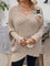 Suéter com Manga Morcego com Toque Macio (Poliamida) Várias Cores Plus Size G / Caqui 154 Suéter com Manga Morcego com