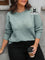 Suéter Plus Size em Tricô Macio – Versatilidade e Elegância no Seu Look Azul cadete / G Suéter Plus Size em Tricô Macio