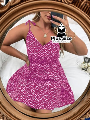 Vestido Com Cinto Várias Cores Plus Size Vestido