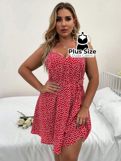 Vestido Com Cinto Várias Cores Plus Size Vestido