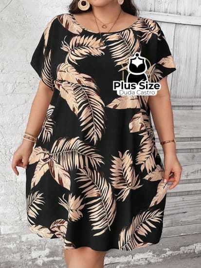 Vestido Plus Size Extra Tropical G5